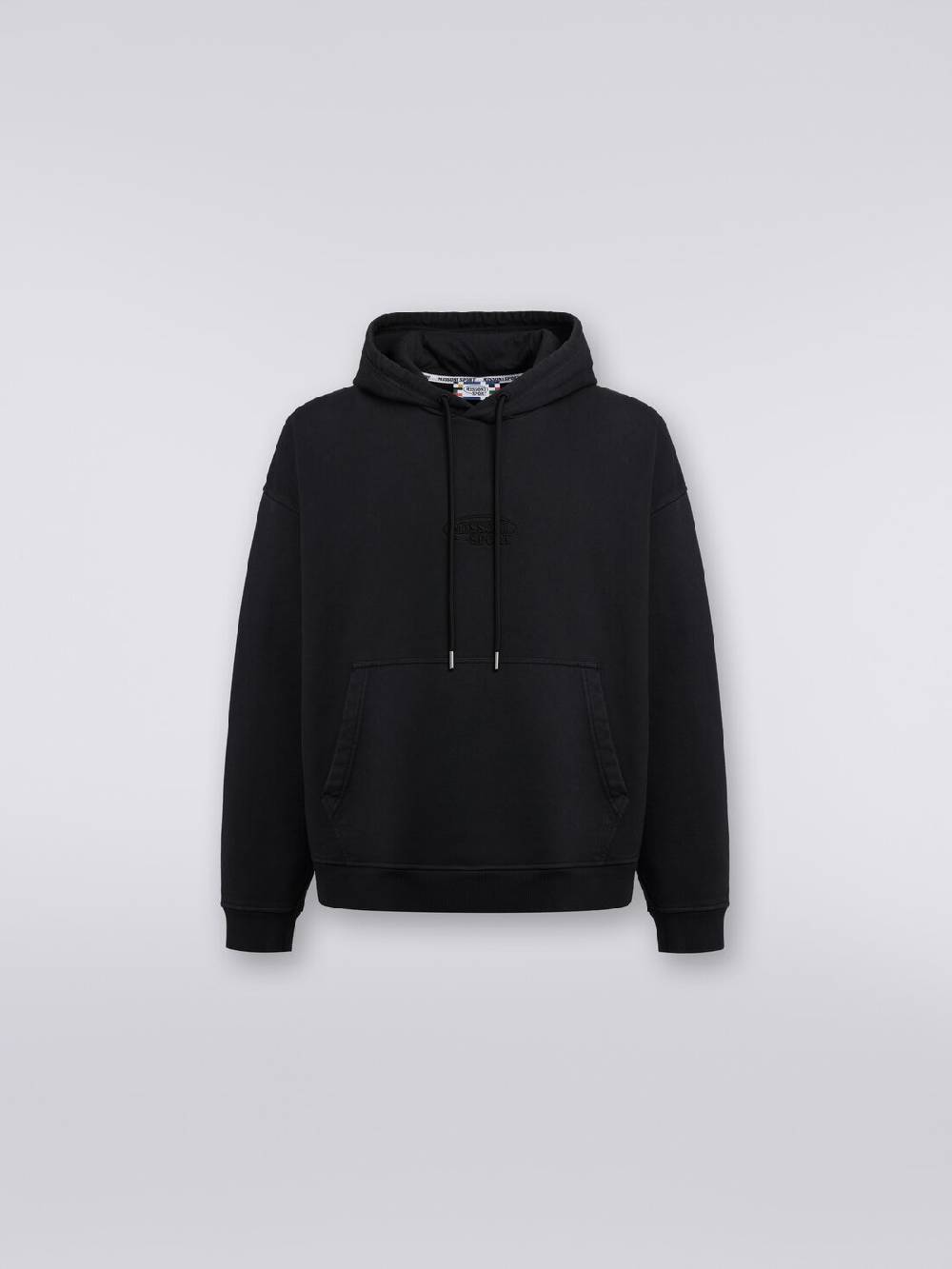 M Missoni Felpa In Cotone Con Cappuccio E Logo