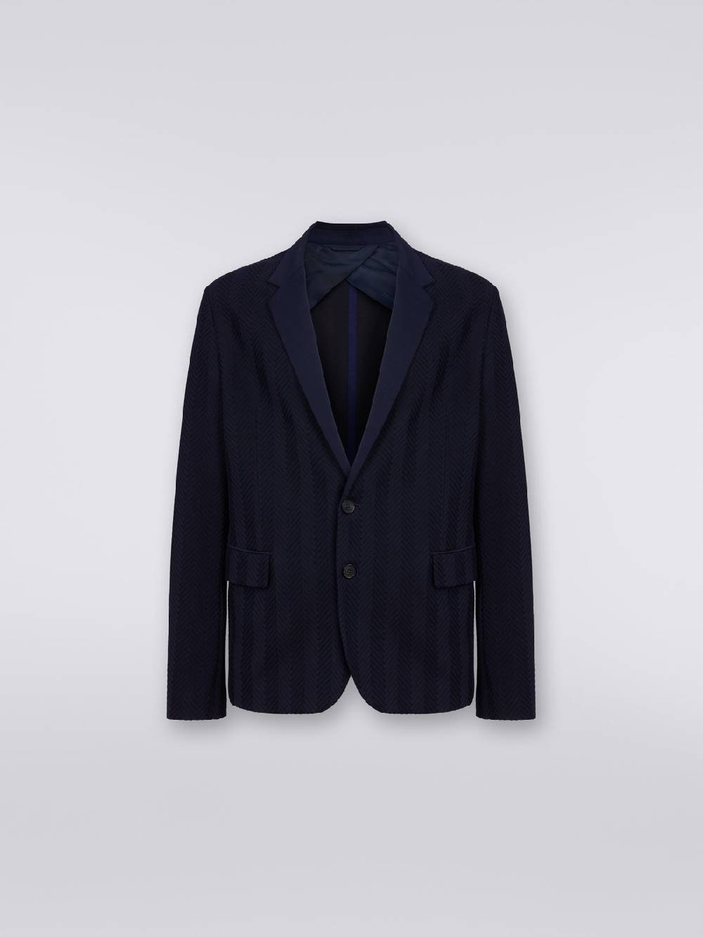 M Missoni Giacca In Cotone E Viscosa Chevron