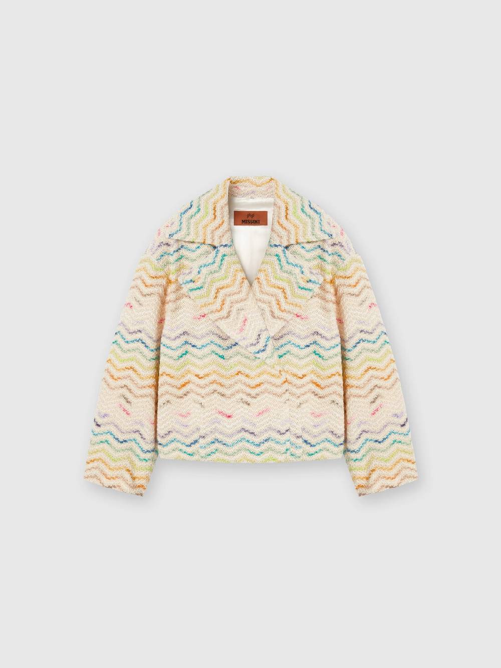 M Missoni Giacca In Maglia Chevron