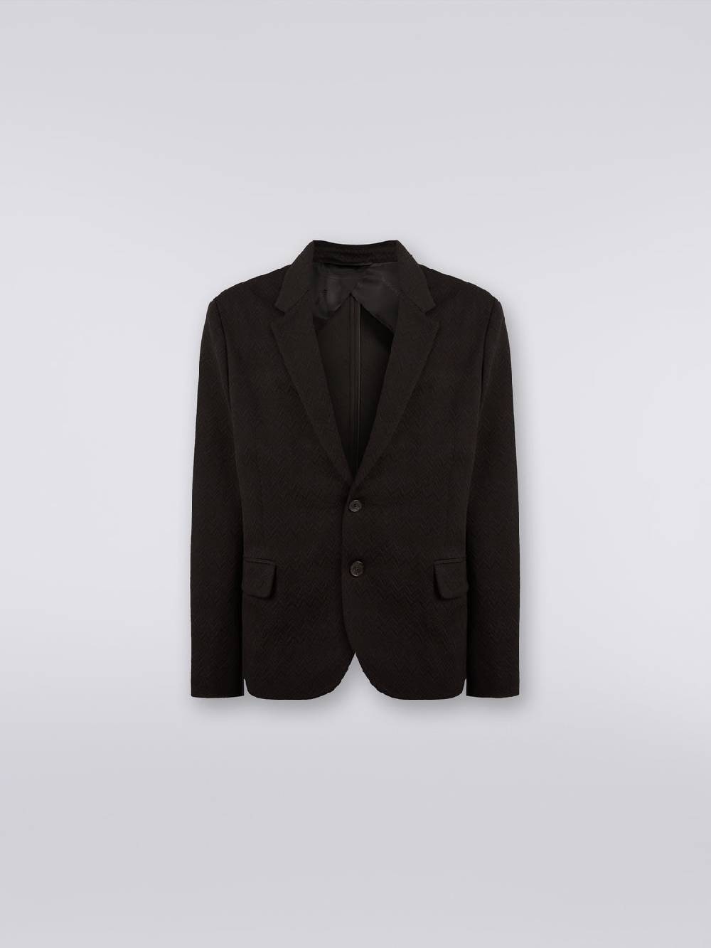 M Missoni Giacca In Misto Lana Motivo Chevron