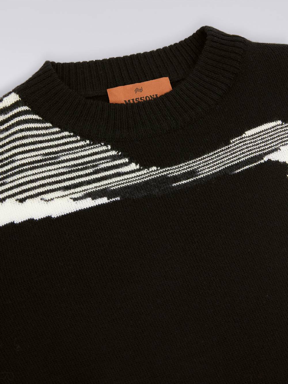 M Missoni Maglia Girocollo In Pura Lana Vergine