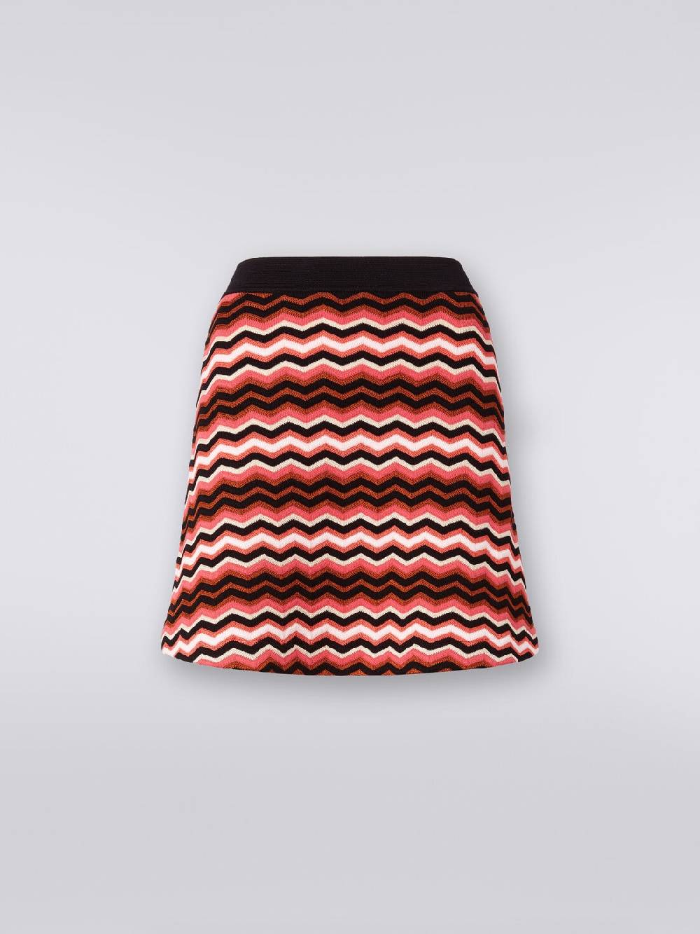 M Missoni Minigonna In Maglia Zig Zag