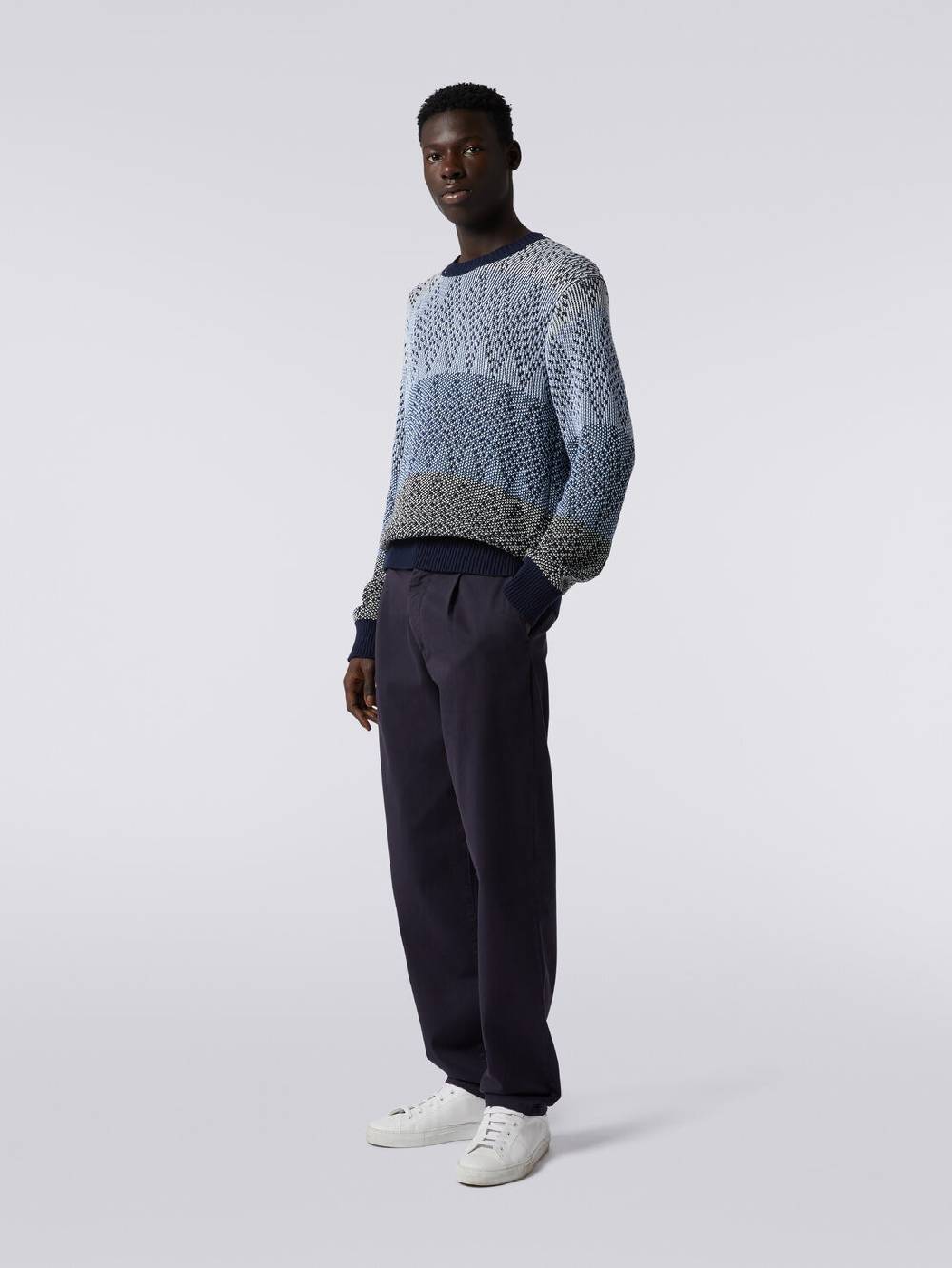M Missoni Pantaloni Chino In Cotone