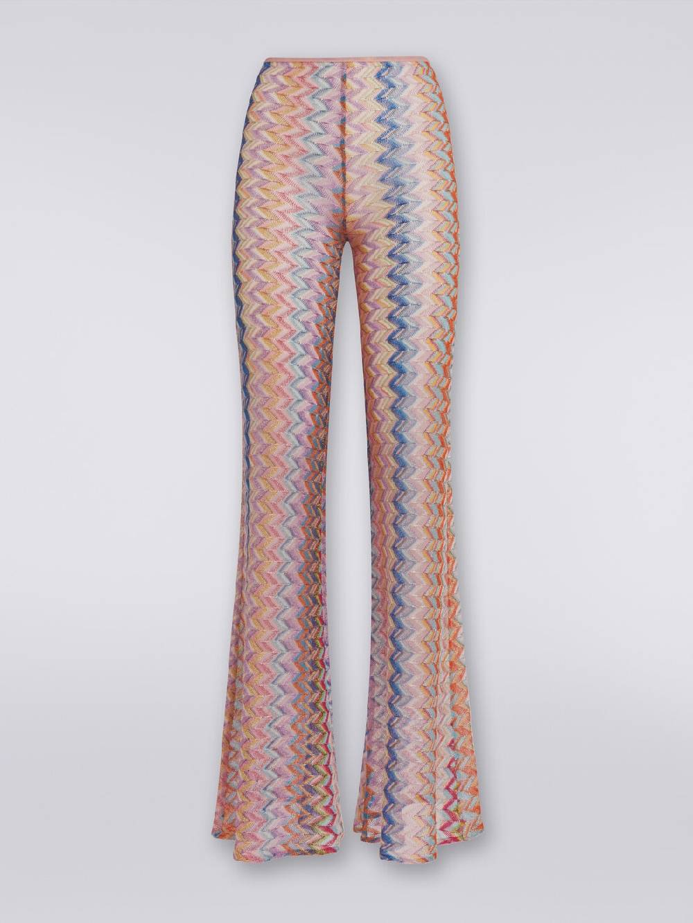 M Missoni Pantaloni Con Fondo Svasato E Lurex