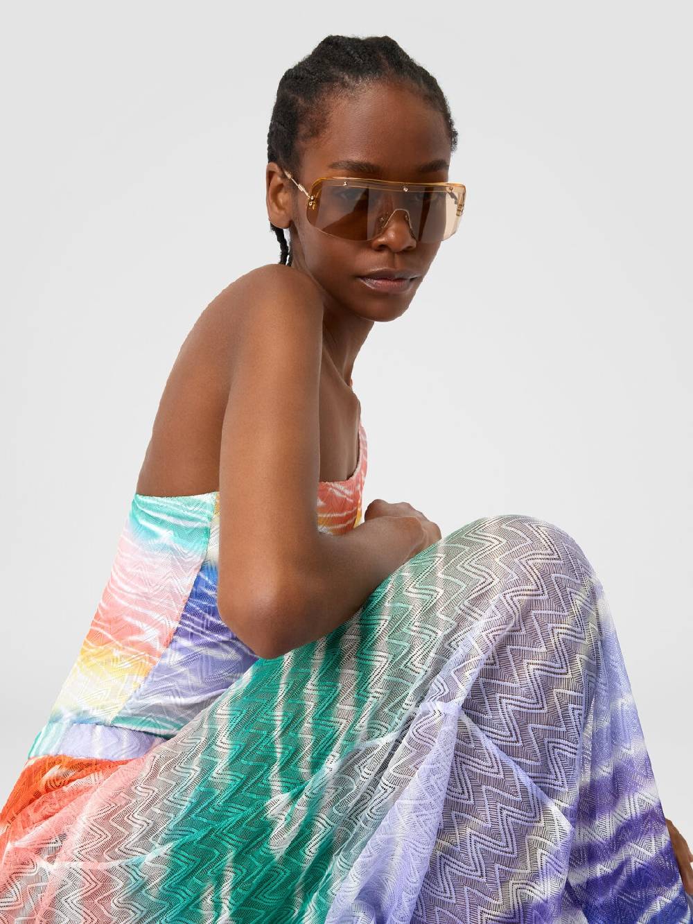 M Missoni Pantaloni Copricostume Stampa Tie-dye