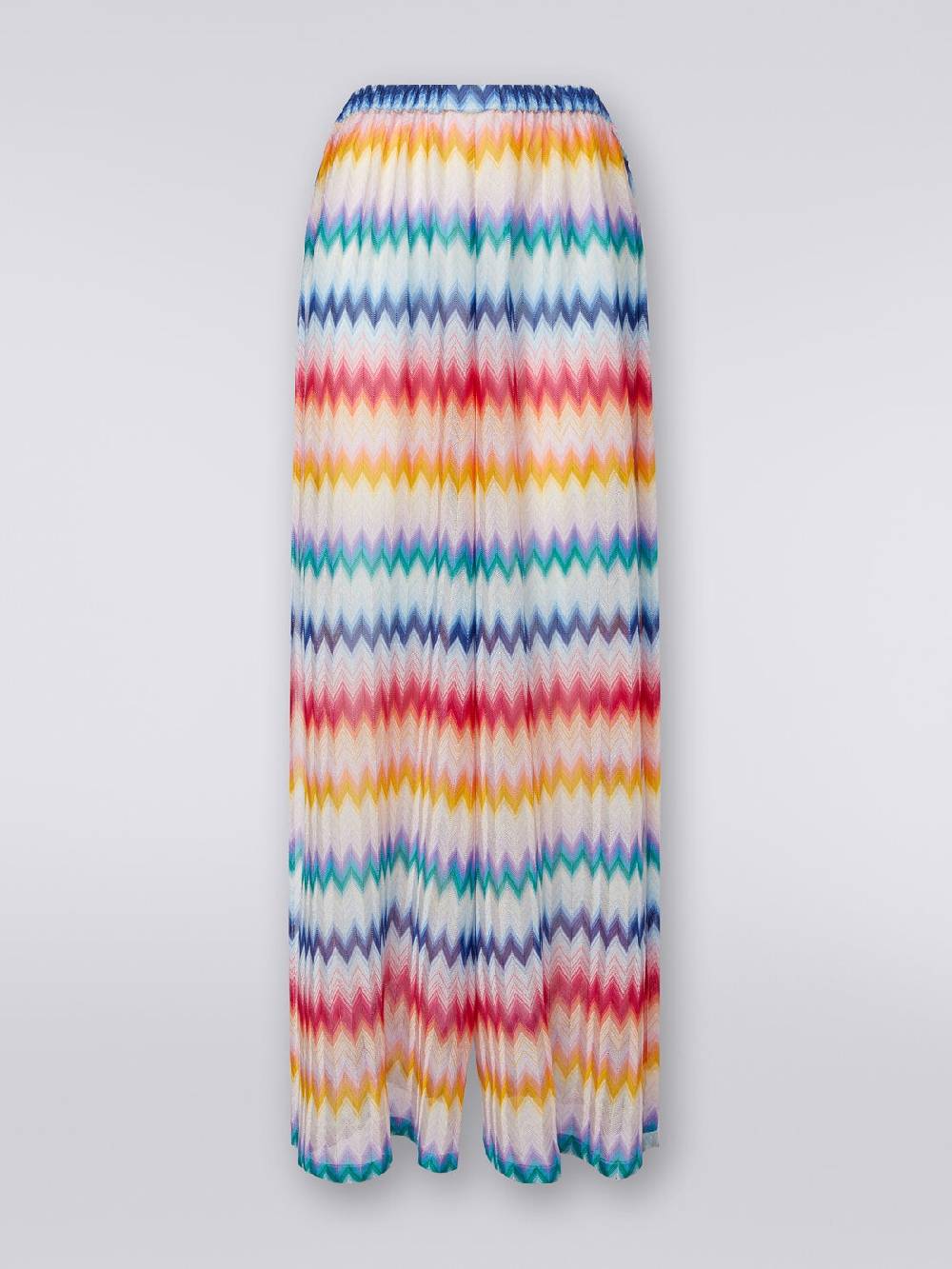 M Missoni Pantaloni Copricostume Zig Zag Con Lurex