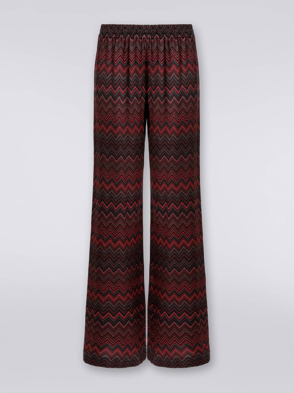 M Missoni Pantaloni In Viscosa Jacquard A Zig Zag