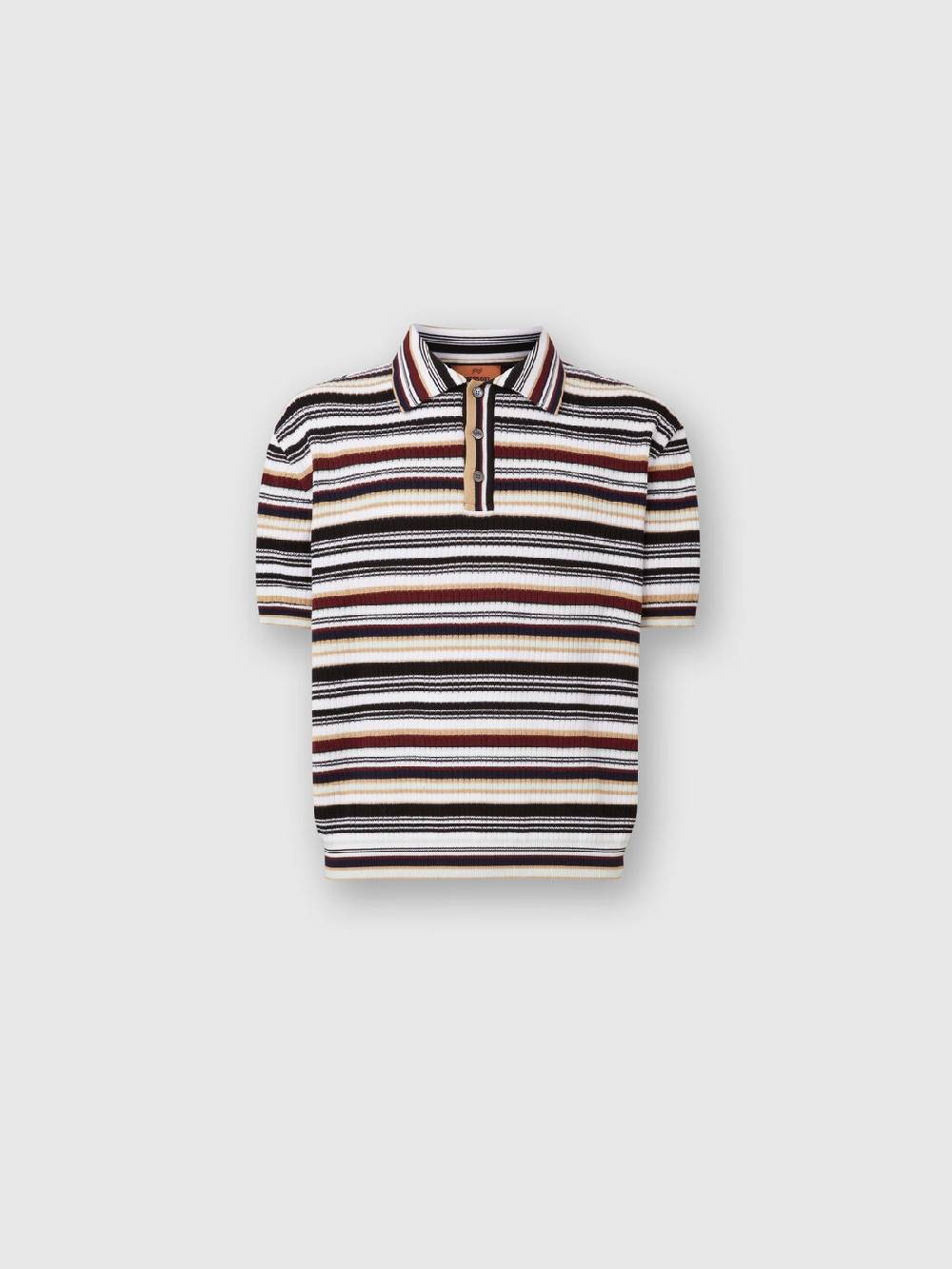 M Missoni Polo In Cotone A Righe