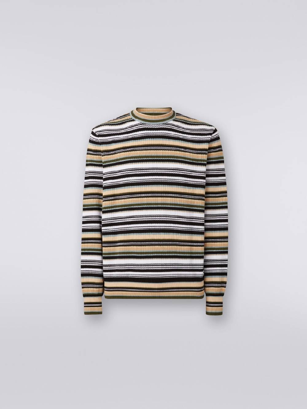 M Missoni Pullover Girocollo In Cotone A Righe