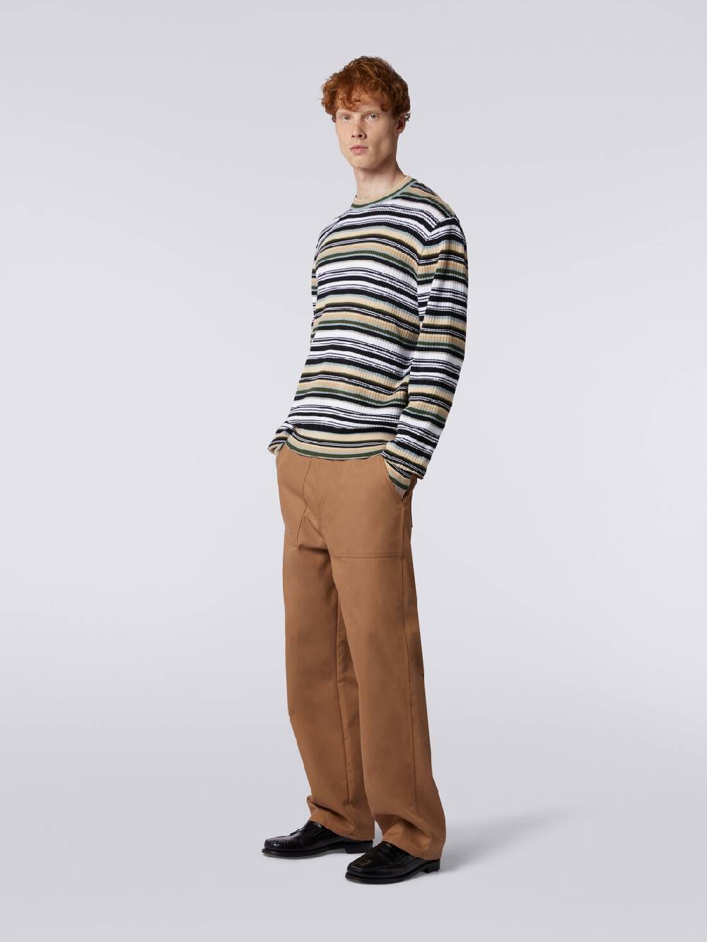 M Missoni Pullover Girocollo In Cotone A Righe