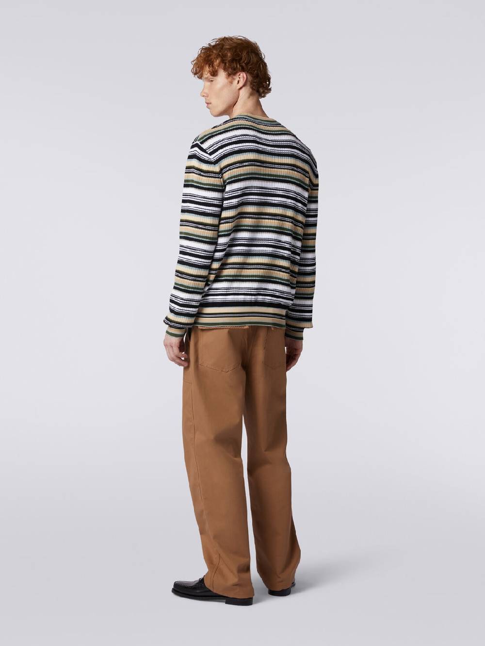 M Missoni Pullover Girocollo In Cotone A Righe