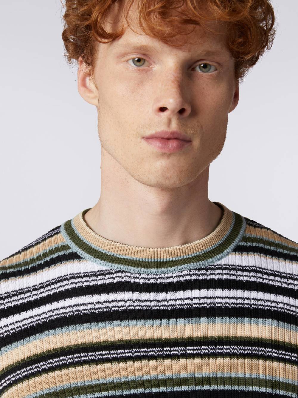 M Missoni Pullover Girocollo In Cotone A Righe