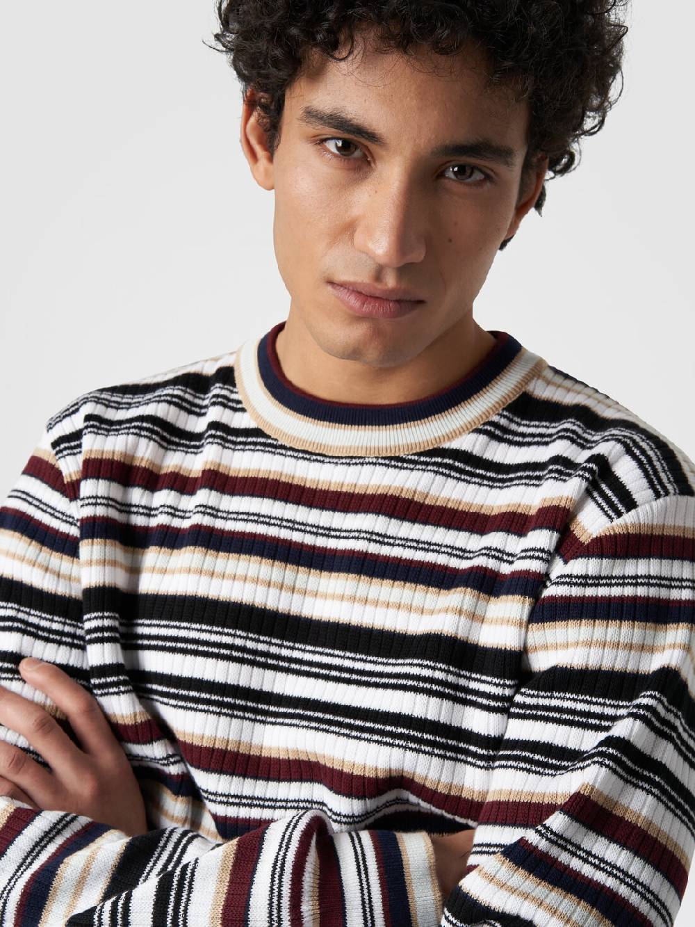M Missoni Pullover Girocollo In Cotone A Righe