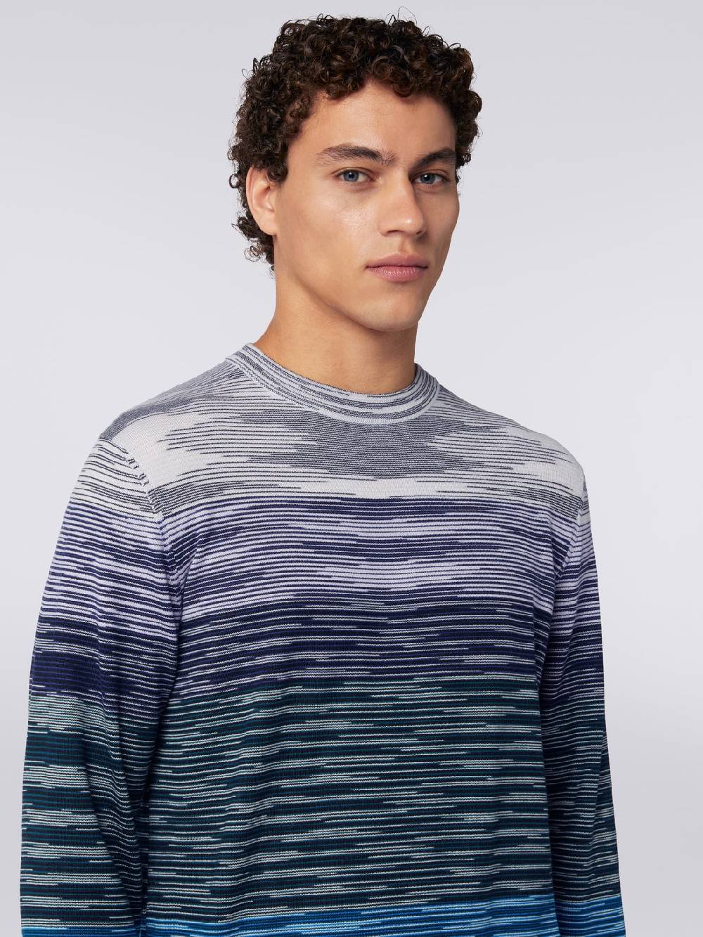 M Missoni Pullover Girocollo In Lana Fiammata