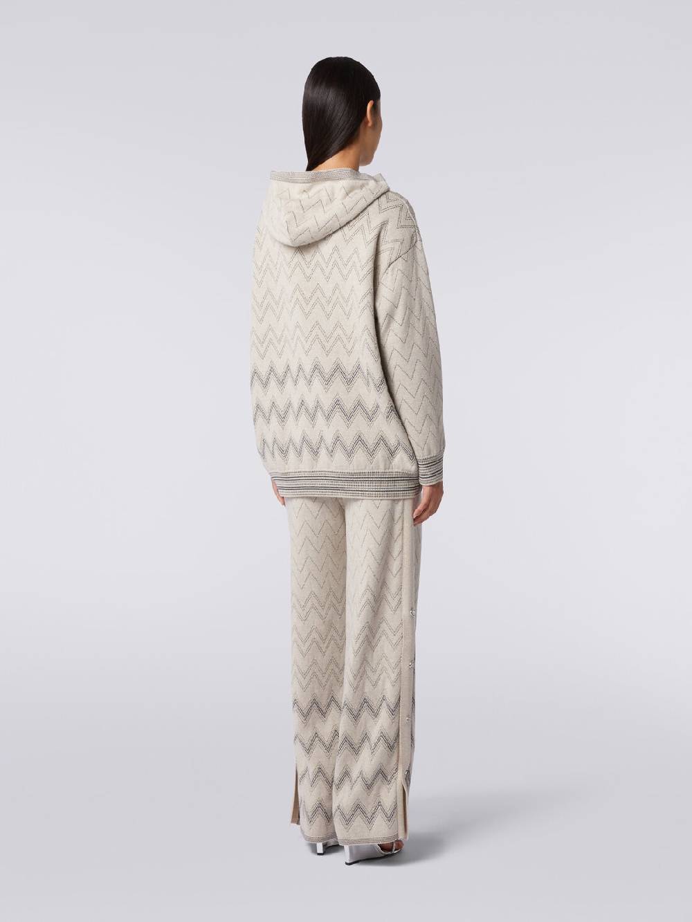 M Missoni Pullover In Misto Lana Zig Zag Con Lurex
