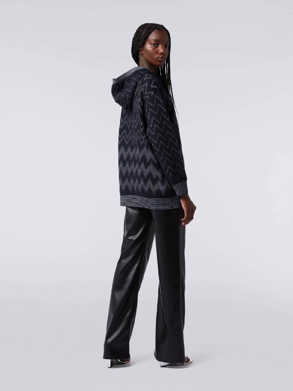 M Missoni Pullover In Misto Lana Zig Zag Con Lurex