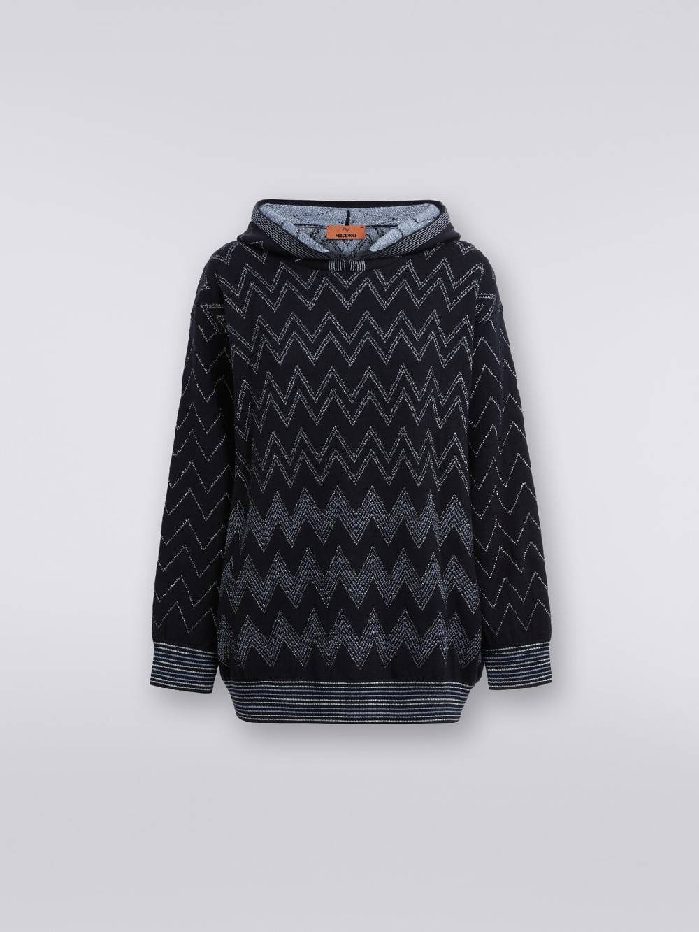 M Missoni Pullover in misto lana zig zag con lurex