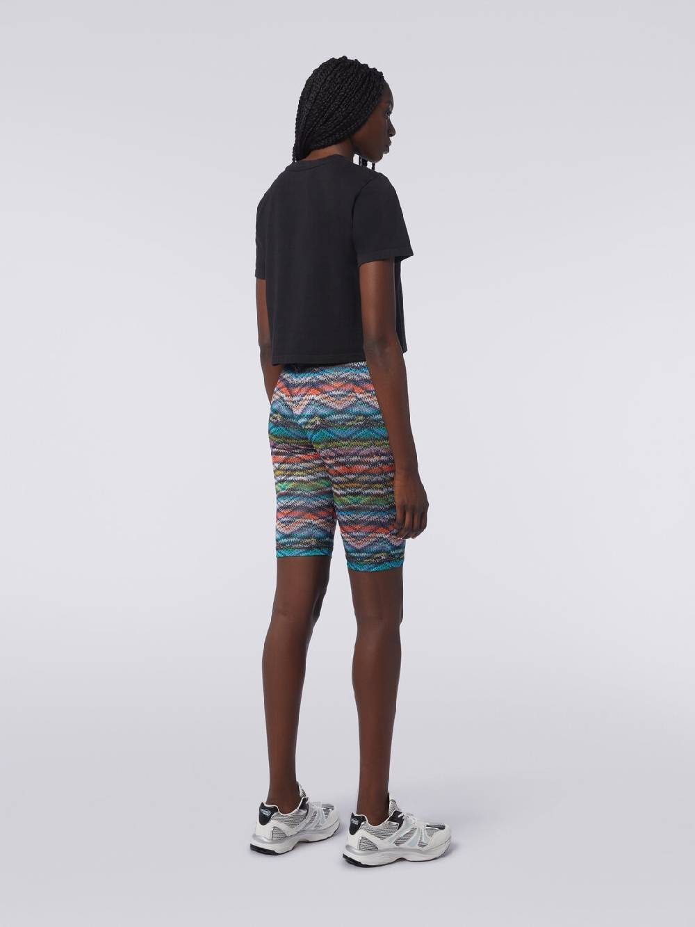 M Missoni Shorts In Nylon Stretch Stampato