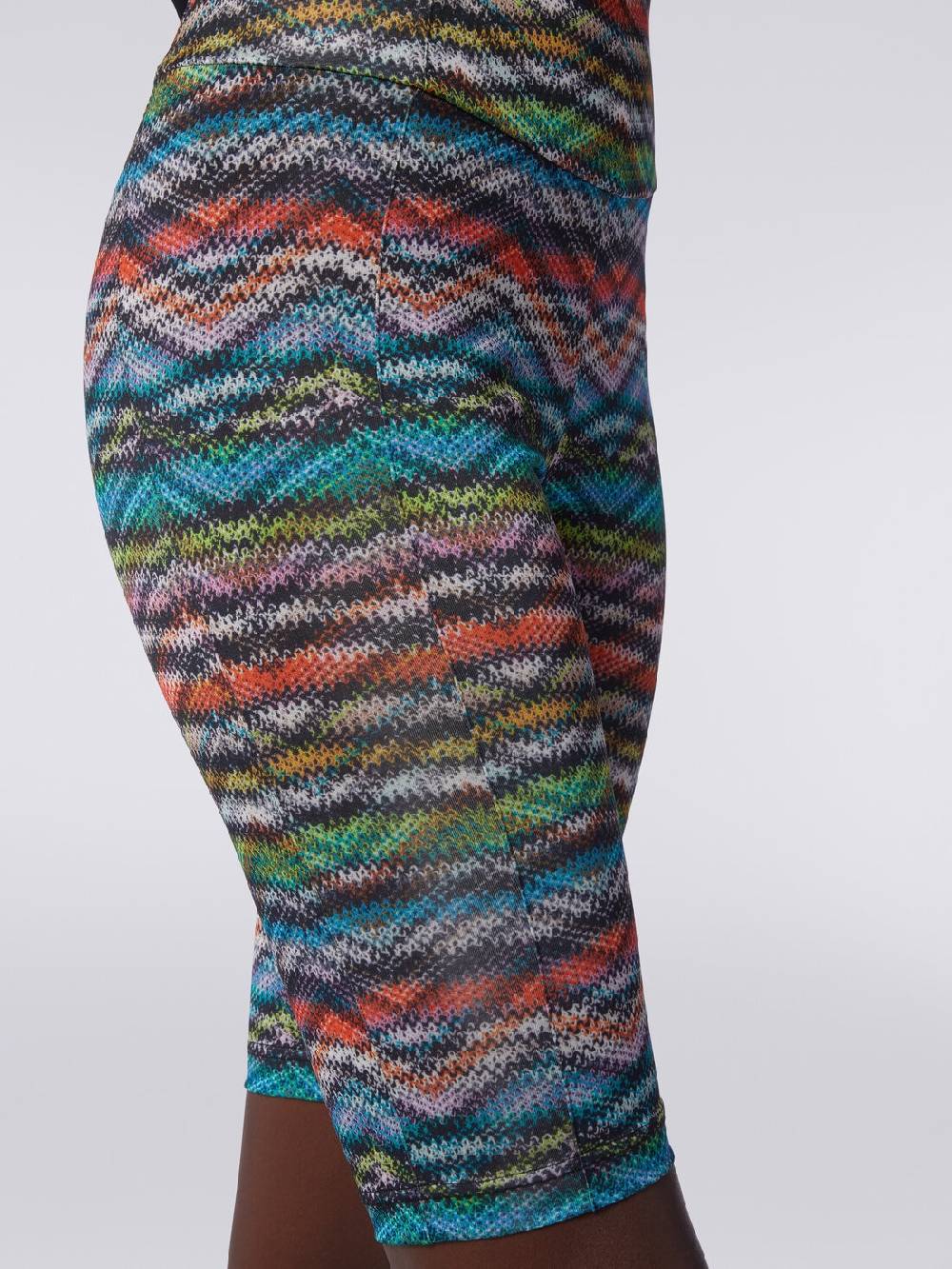 M Missoni Shorts In Nylon Stretch Stampato