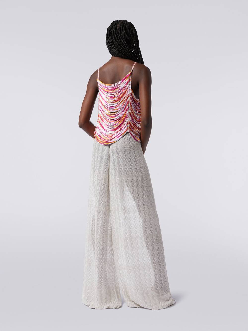 M Missoni Top Multifilo In Viscosa Fiammata