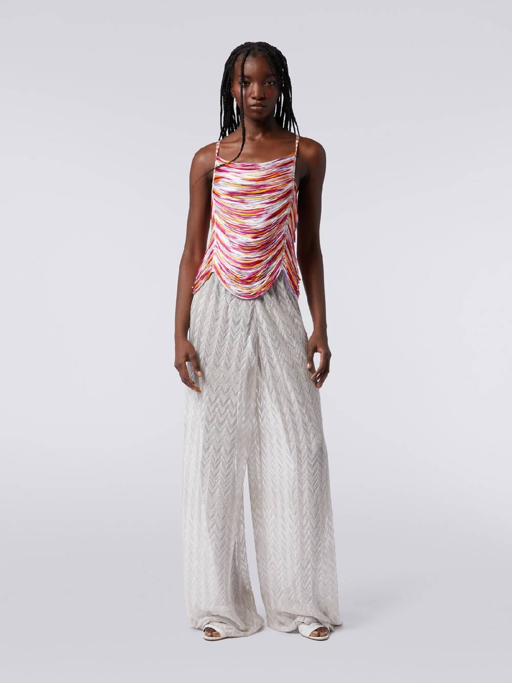 M Missoni Top multifilo in viscosa fiammata