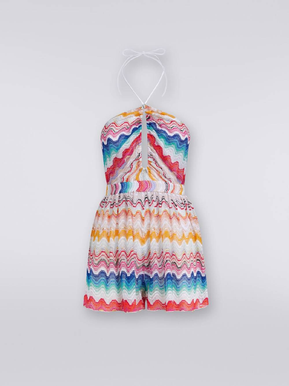 M Missoni Tuta Shorts Motivo Onda Con Lurex