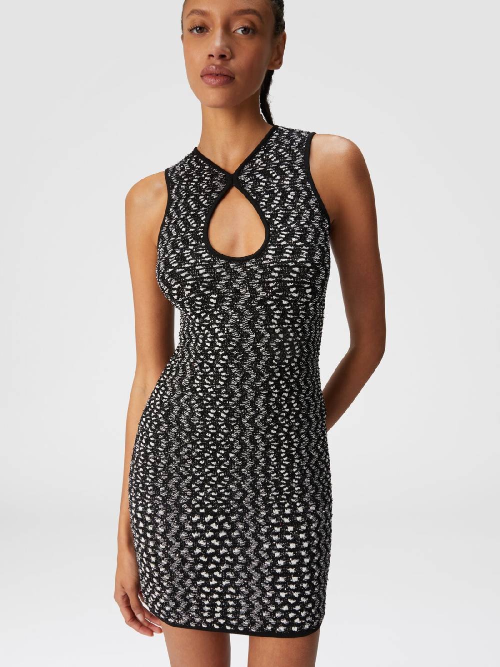 M Missoni Mini-abito Senza Maniche Zig Zag Con Paillettes