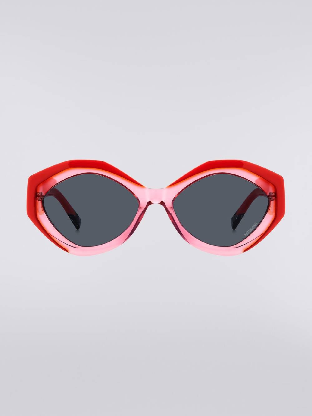 M Missoni Occhiali Da Sole Con Montatura Ovale E Applicazione Logo In Metallo