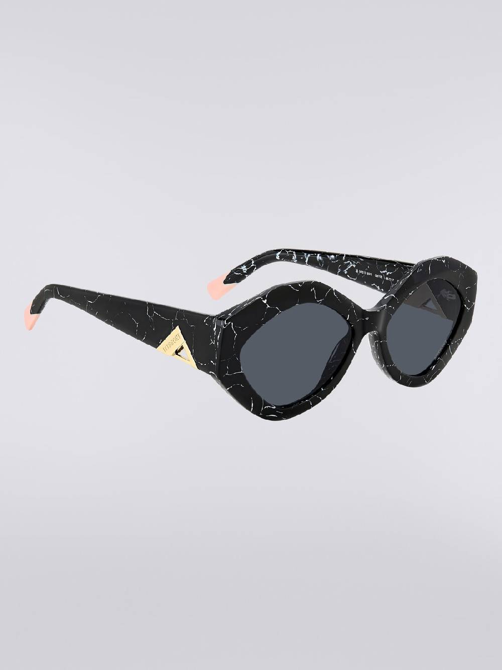 M Missoni Occhiali Da Sole Con Montatura Ovale E Applicazione Logo In Metallo