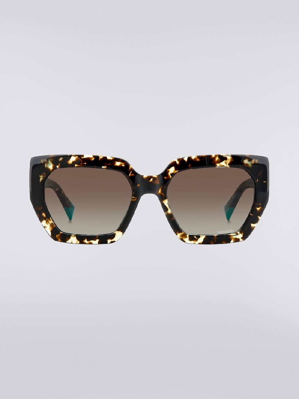 M Missoni Occhiali Da Sole Con Montatura Squadrata E Inserto Logo A Contrasto