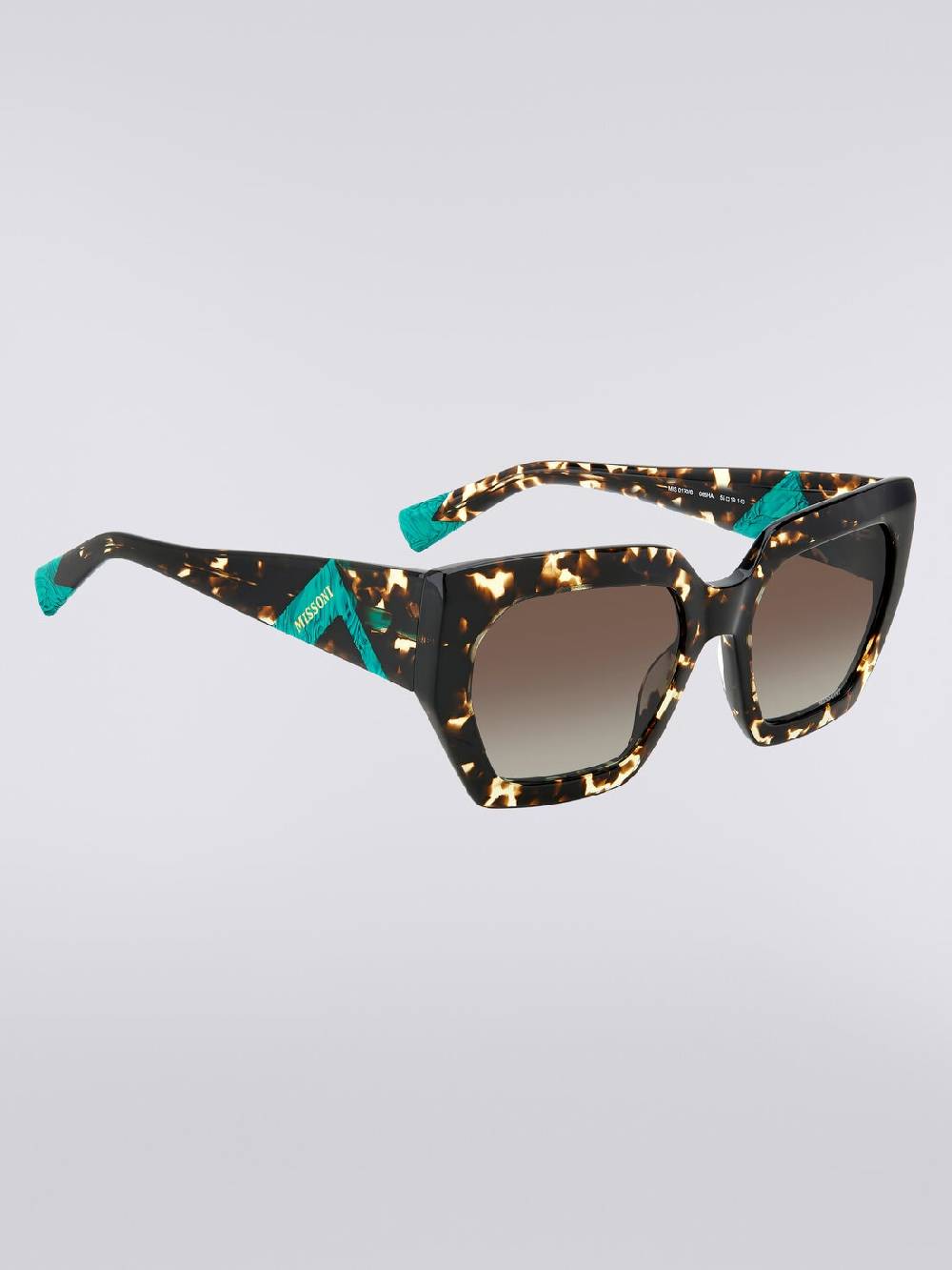M Missoni Occhiali Da Sole Con Montatura Squadrata E Inserto Logo A Contrasto