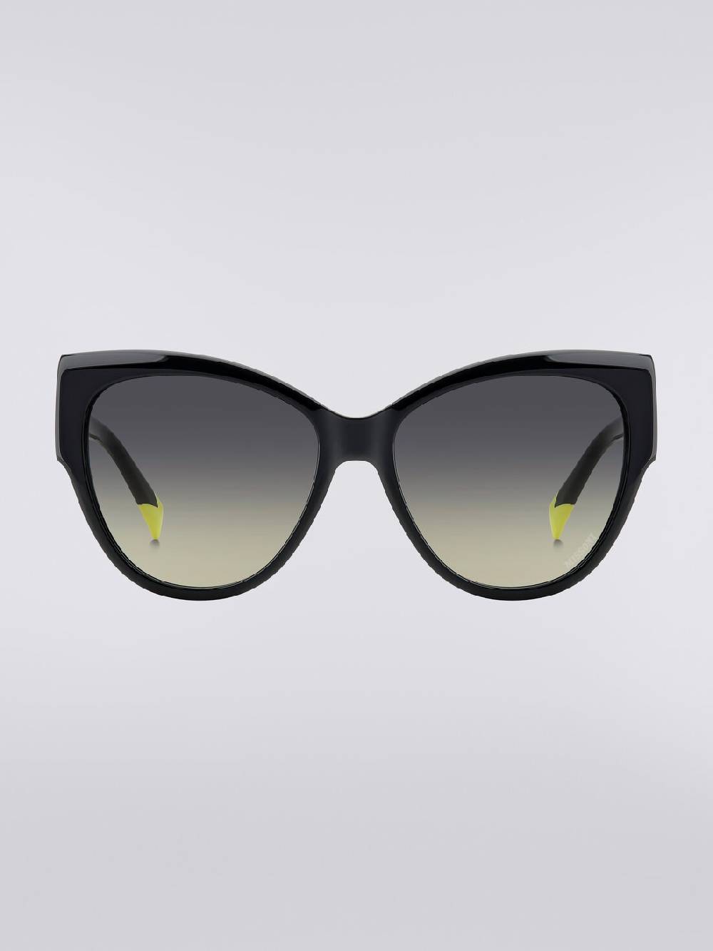 M Missoni Occhiali da sole con montatura stondata e inserto logo a contrasto