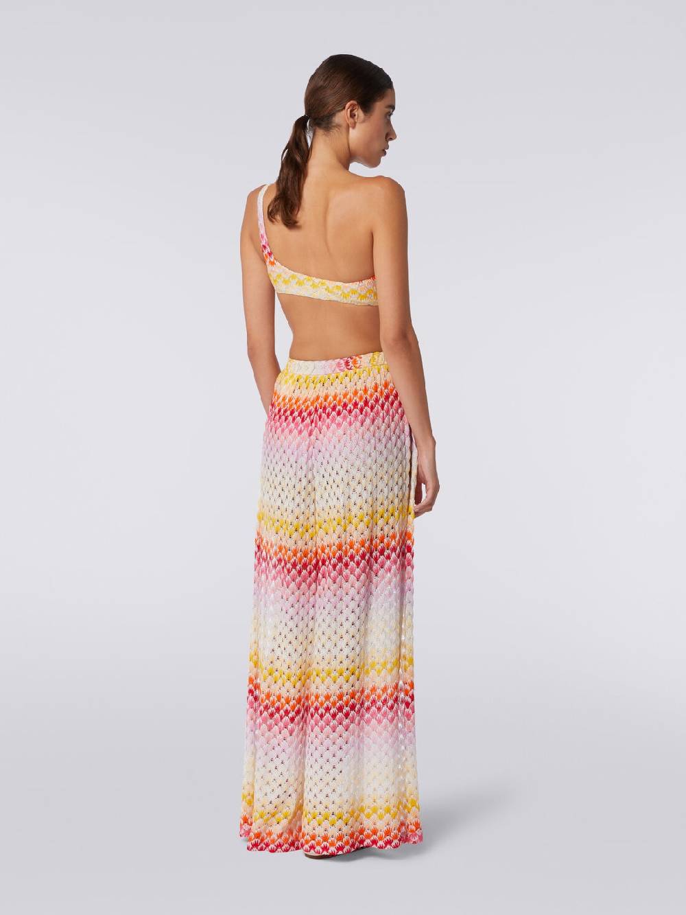 M Missoni Pantaloni Copricostume Effetto Pizzo Con Lurex