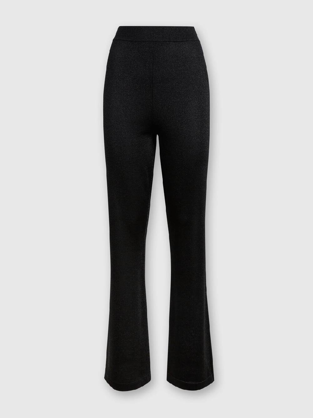 M Missoni Pantaloni Dritti In Viscosa Effetto Glitter