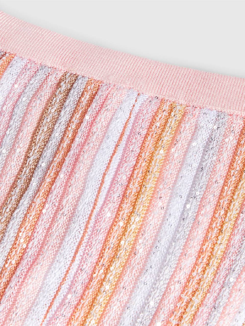 M Missoni Pantaloni In Maglia Di Viscosa Plissée Con Paillettes