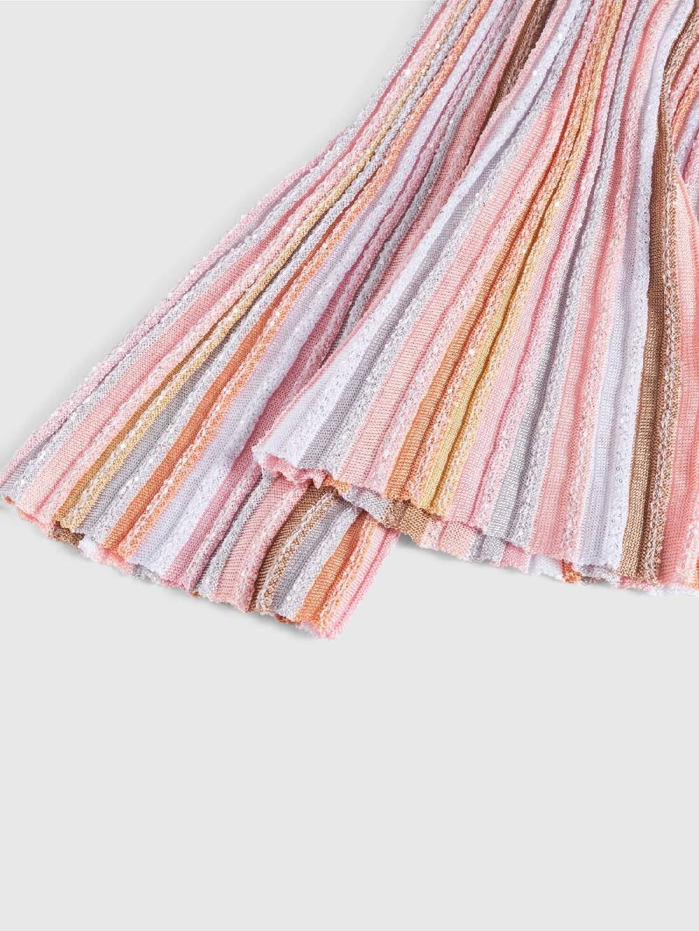 M Missoni Pantaloni In Maglia Di Viscosa Plissée Con Paillettes