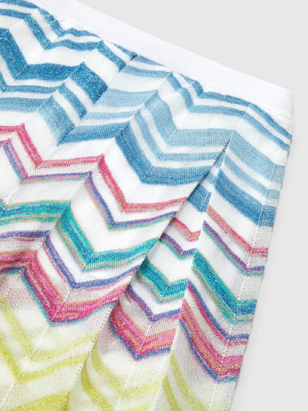 M Missoni Pantaloni In Misto Viscosa Zig Zag Con Lurex