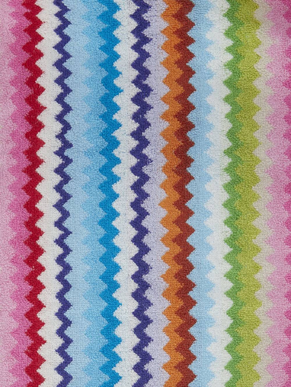 M Missoni Set 5 Pezzi Di Asciugamani Da Bagno Riverbero In Spugna Di Cotone Zig Zag