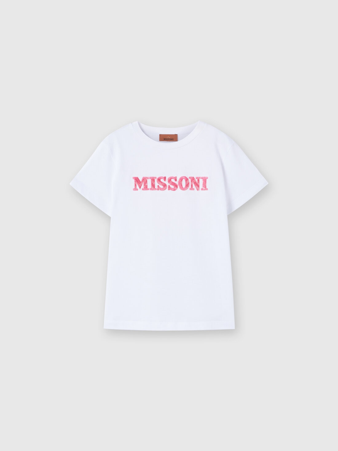 M Missoni T-shirt A Maniche Corte In Cotone Con Scritta Logo