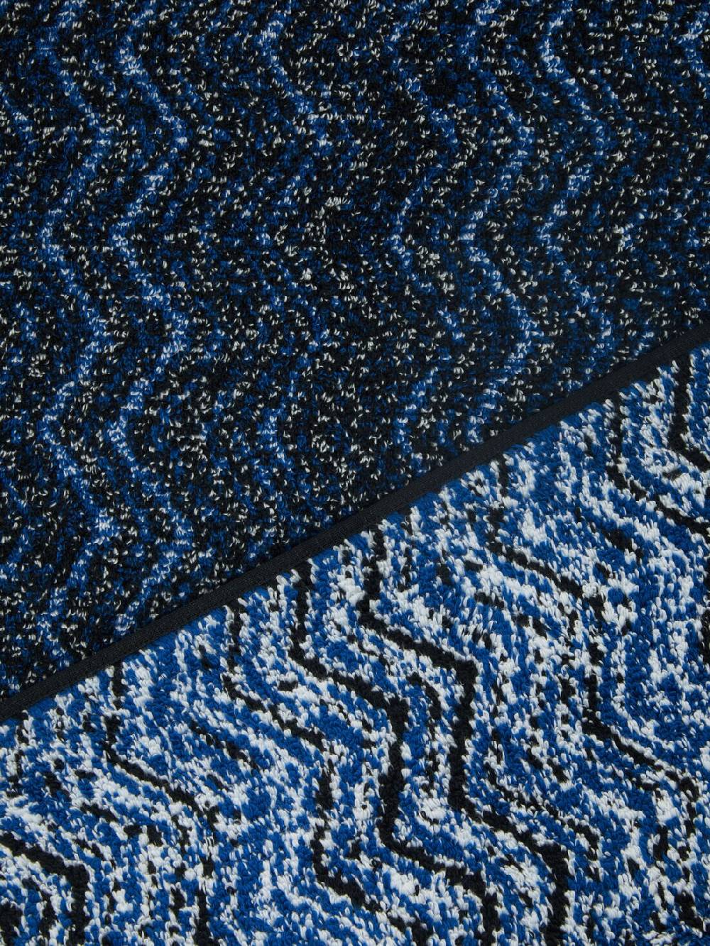 M Missoni Tappetino Da Bagno Azul 60x90 Cm In Cotone Chevron