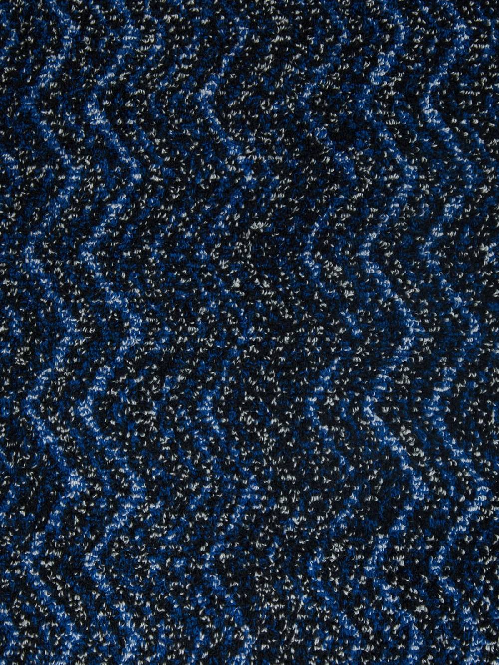 M Missoni Tappetino Da Bagno Azul 60x90 Cm In Cotone Chevron