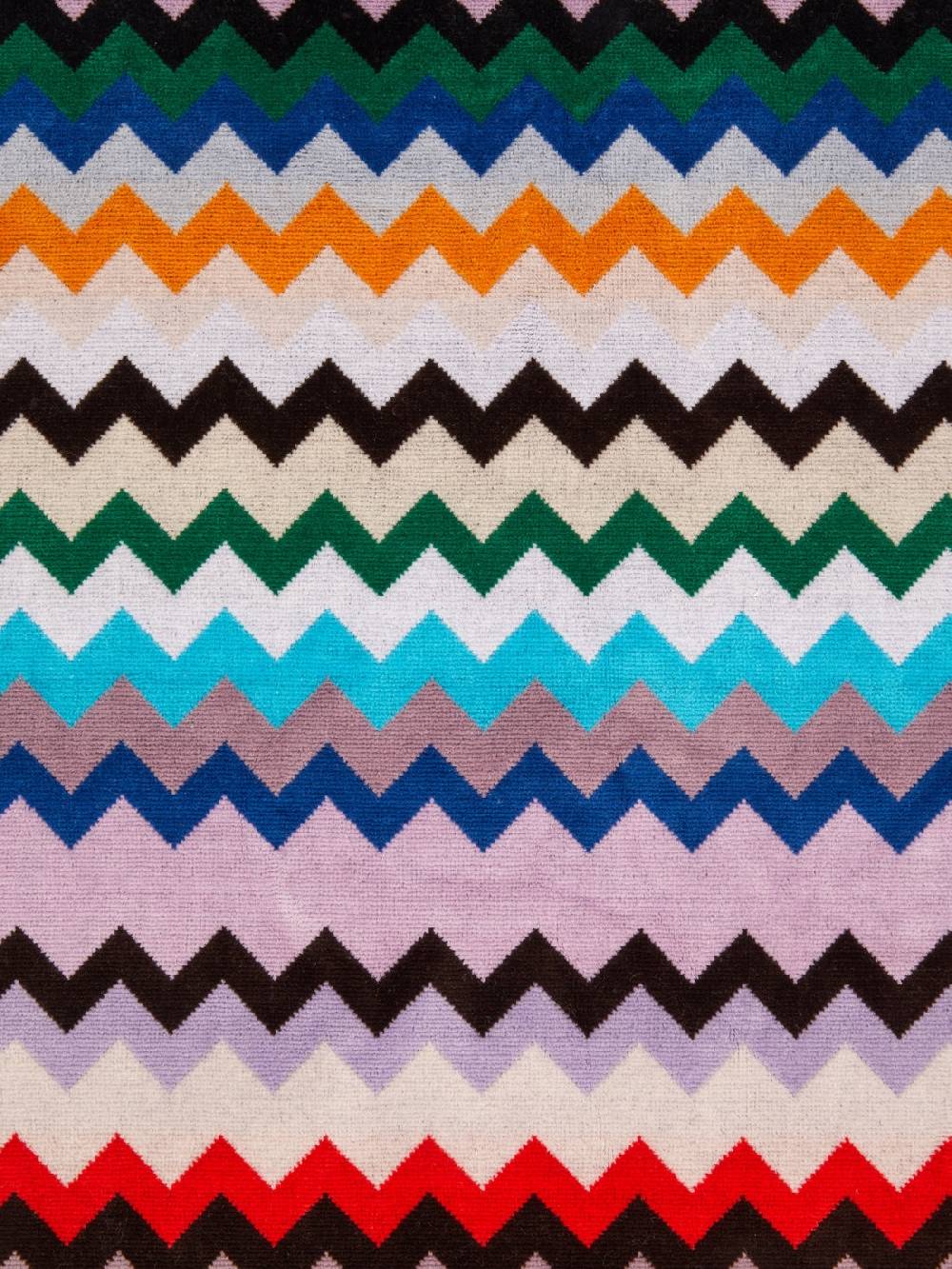 M Missoni Telo Mare 100x180 Cm Carlie In Spugna Di Cotone Chevron