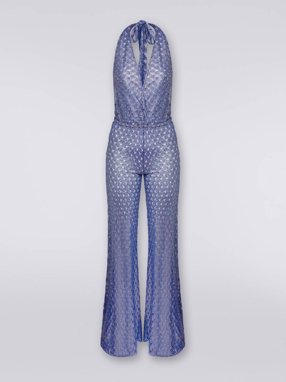 M Missoni Tuta Pantalone Effetto Pizzo Con Scollatura A V