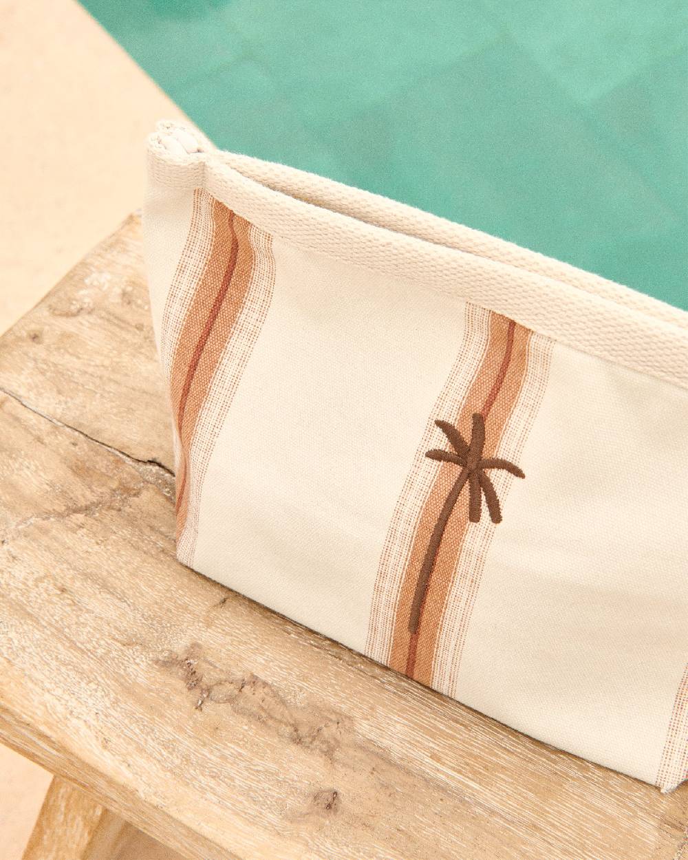 Manebí Canvas Tender2Tote - Cocoa \u0026 Beige Multistripes