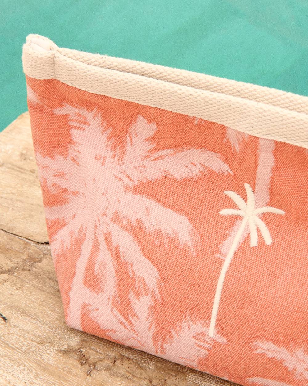 Manebí Canvas Tender2Tote - Sunbaked \u0026 Cream Pink Maxi Palm