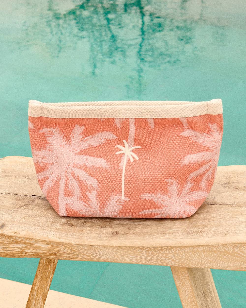 Manebí Canvas Tender2Tote - Sunbaked \u0026 Cream Pink Maxi Palm