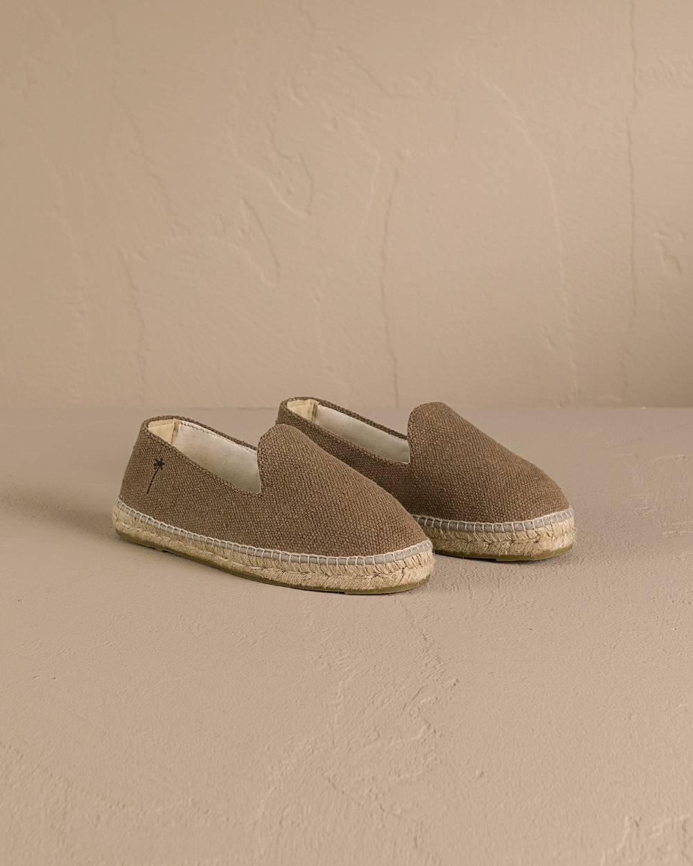Manebí Coarse Woven Canvas Espadrilles - Vintage Taupe