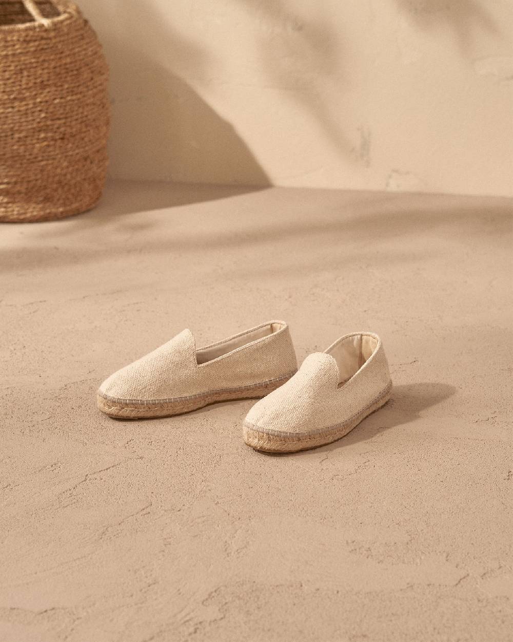 Manebí Coarse Woven Canvas Espadrilles - Yucatán Natural