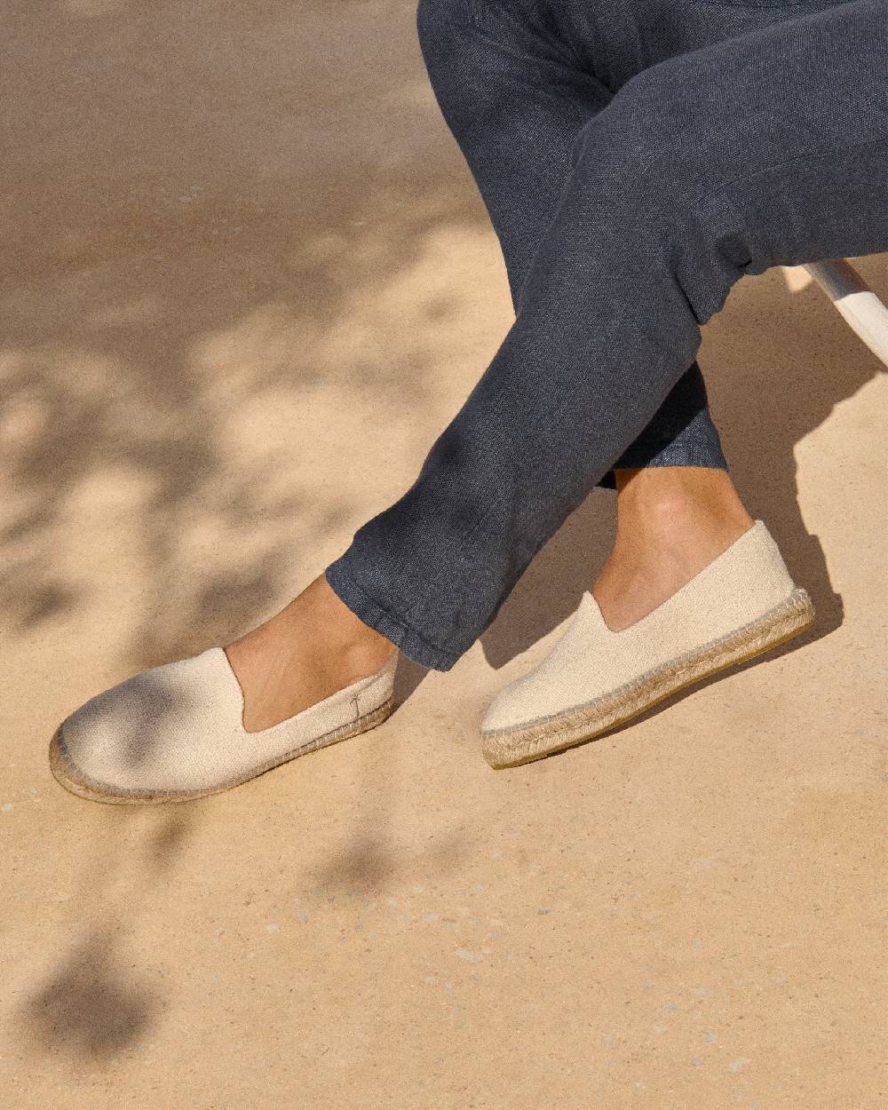 Manebí Coarse Woven Canvas Espadrilles - Yucatán Natural