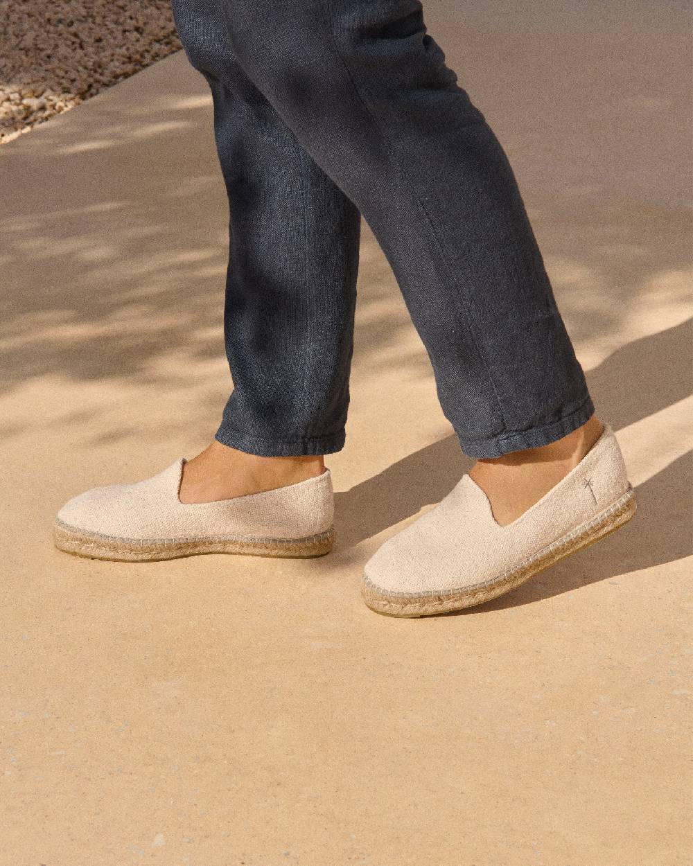 Manebí Coarse Woven Canvas Espadrilles - Yucatán Natural